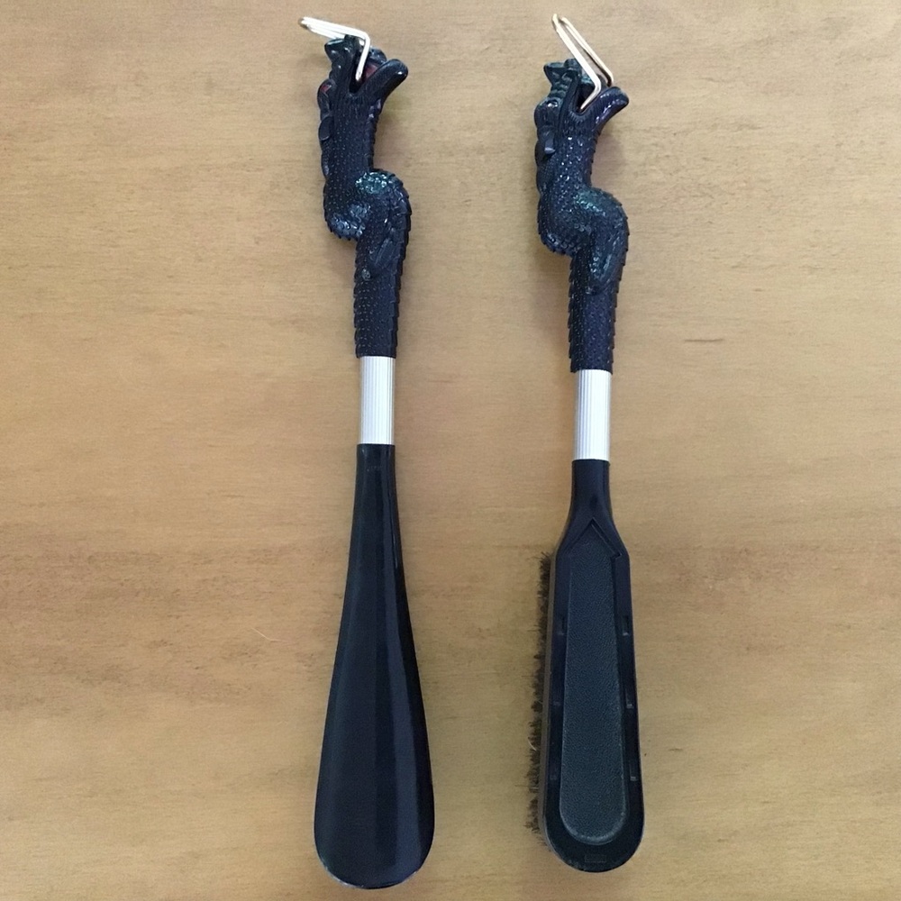 ❗️RARE❗️Black Panther Brush & Shoehorn Set - Picture 3 of 3